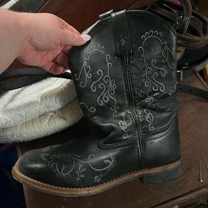 Smoky Mountain Women's Marilyn 10" Black Western Boots